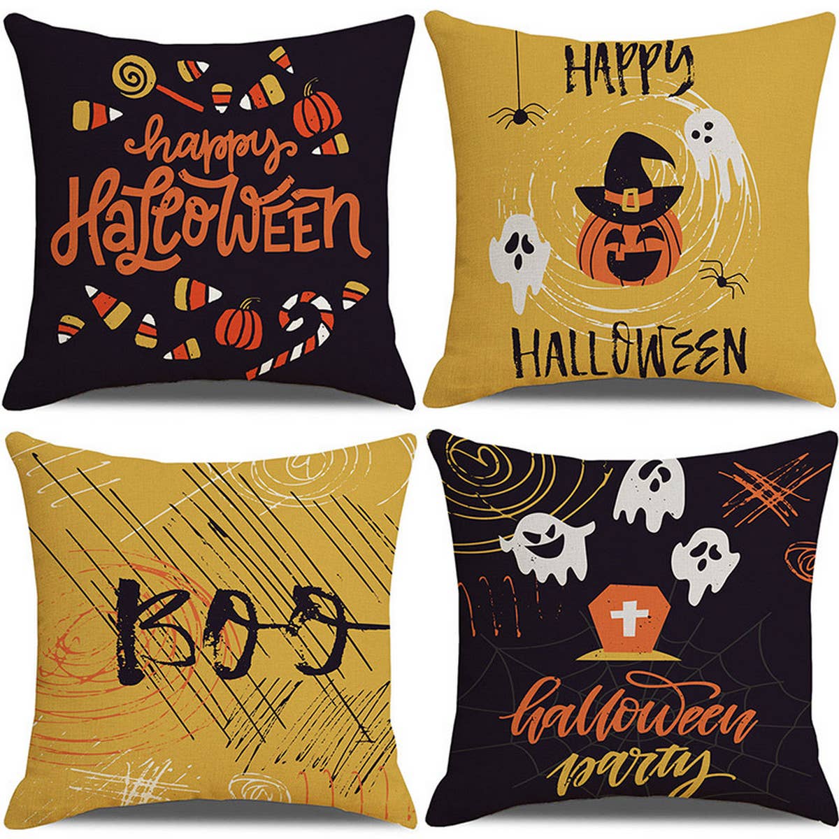PRINTED HALLOWEEN HOME FURNISHING PILLOWCASE_CWMM1372