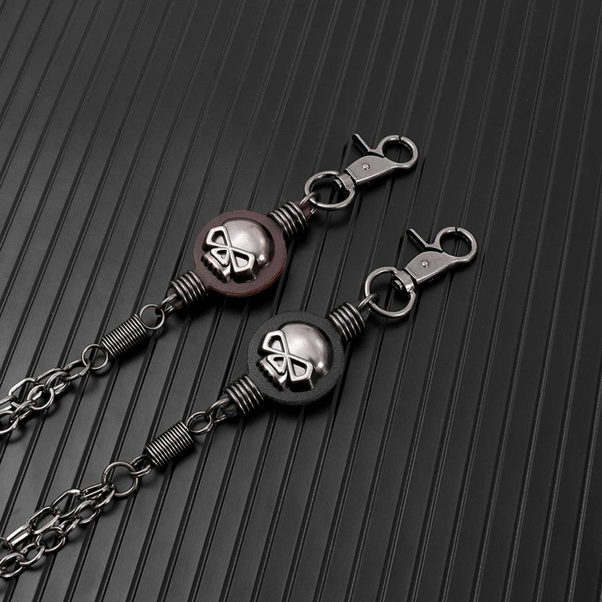 DARK ALLOY SKULL MULTI-LAYER JEANS CHAIN