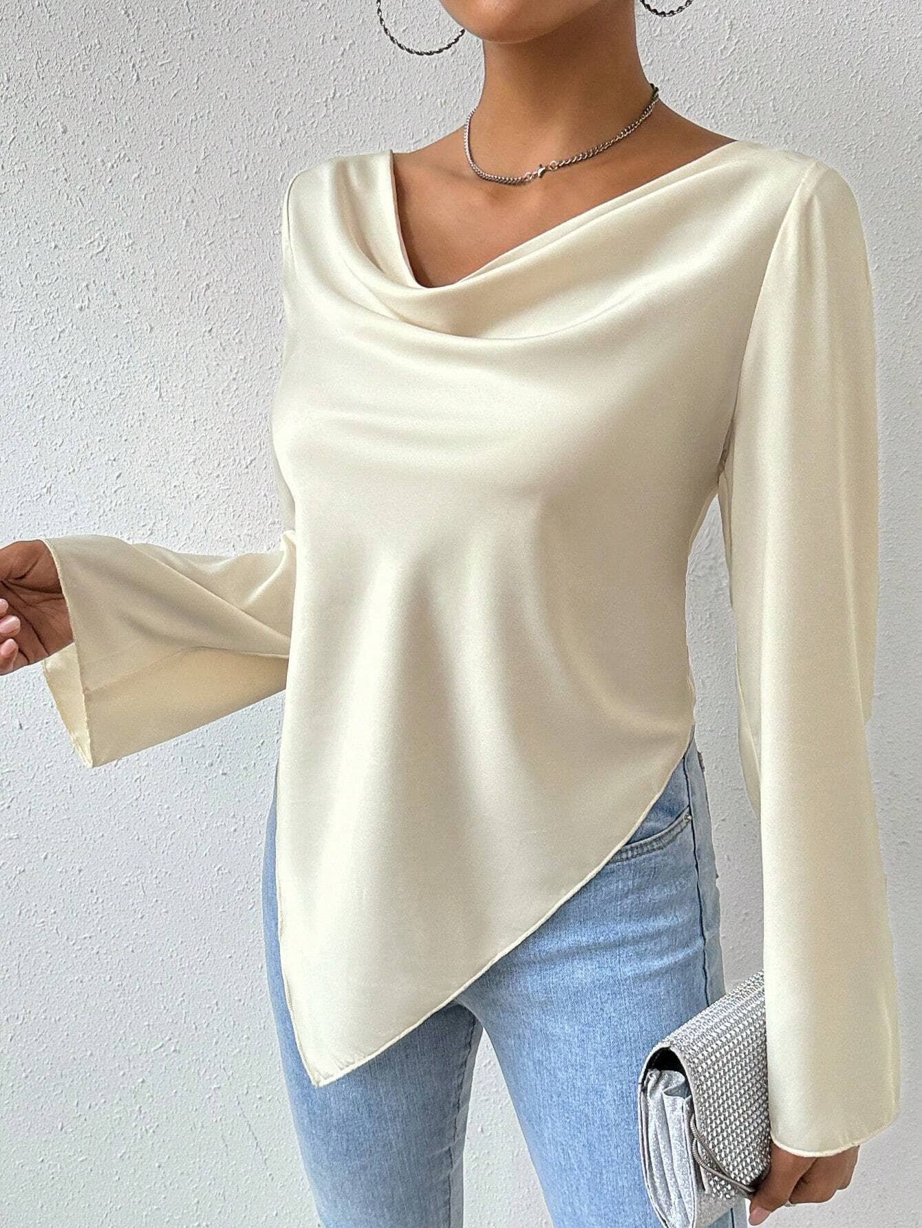 ELEGANT HIGH AIR CONDITIONING LONG SLEEVE T-SHIRT