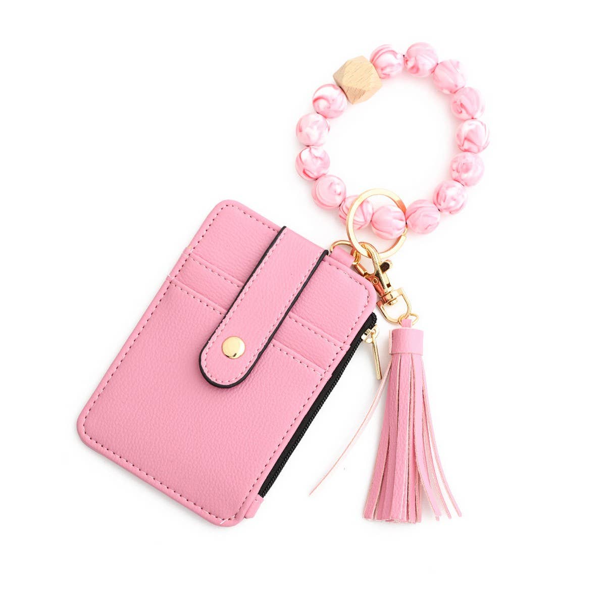 Silicone Wristlet Keychain Card Holder Wallet