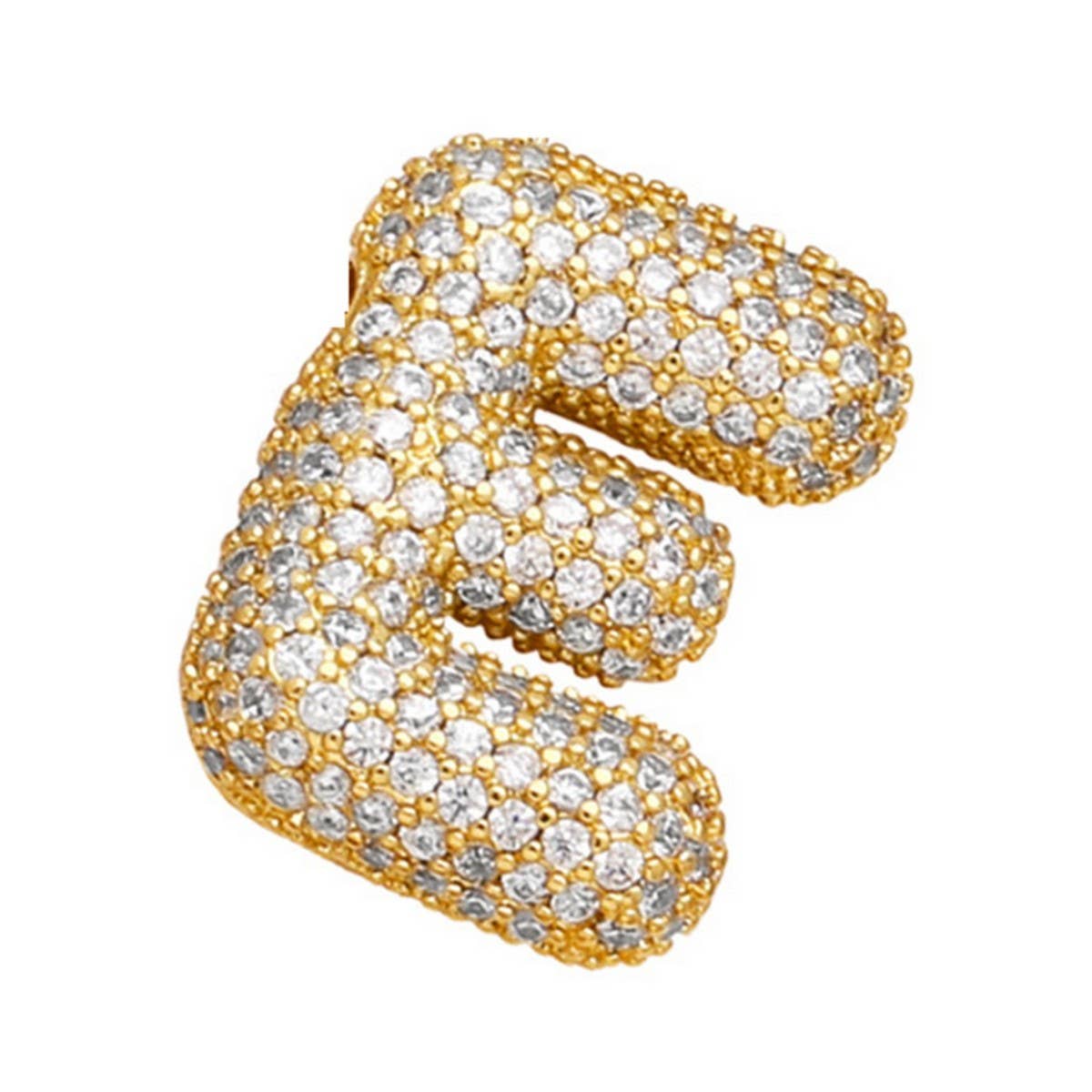 Copper Zirconia Pendant Necklace - Hip Hop