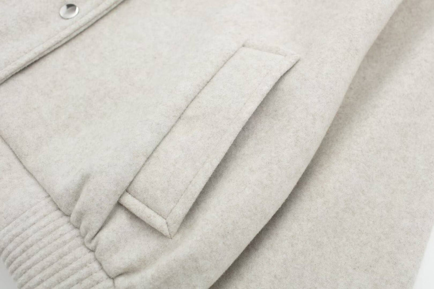 SOLID COLOR SINGLE-BREASTED CARDIGAN COAT