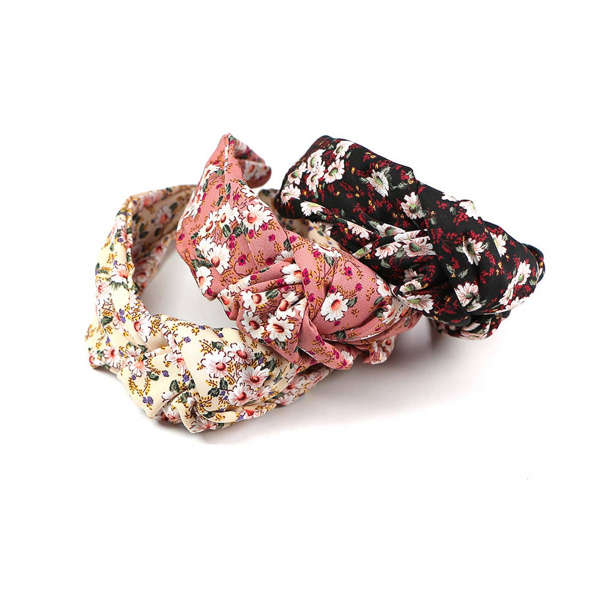 FLORAL KNOTTED WIDE-BRIMMED HEADBAND_CWAHA0979