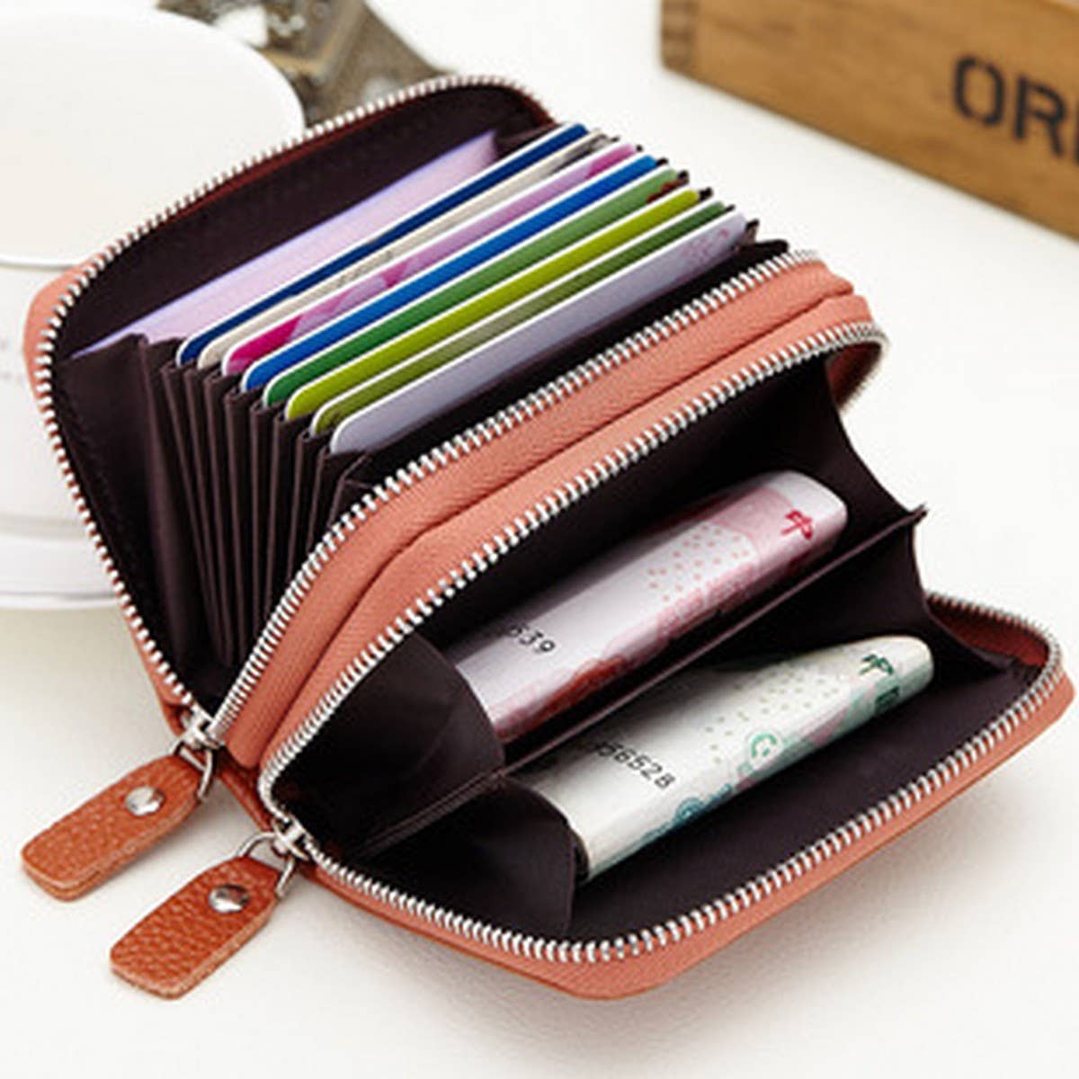 LONG PASSPORT BAG MULTIFUNCTIONAL LEATHER WALLET_CWAB3701