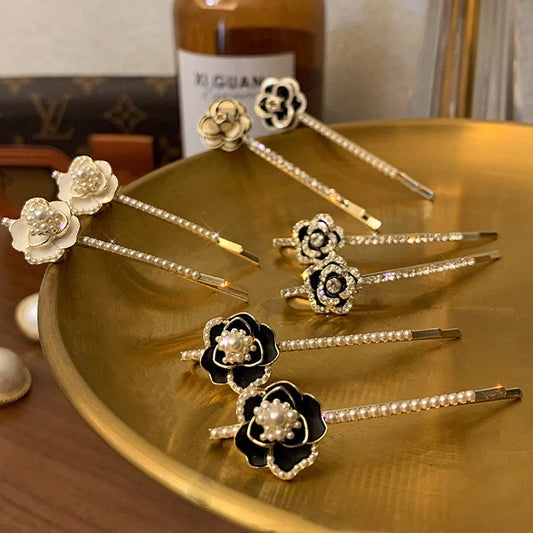 CAMELLIA PEARL HAIR PIN WITH RHINESTONES_CWAHA1211