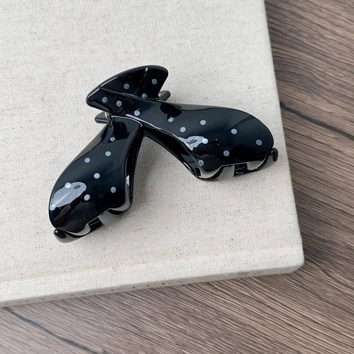 FRENCH POLKA DOT NEW HIGH-END HAIR CLIP
