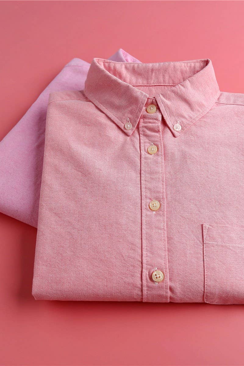 Cwtstl2244_Solid Color Long-Sleeved Cotton Bottoming Shirt