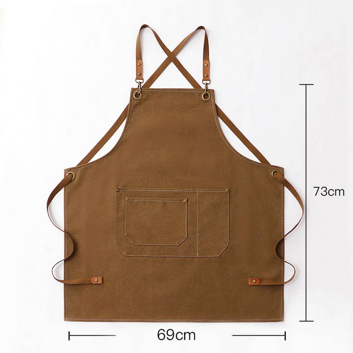 Custom Cotton Canvas Kitchen Apron for Women