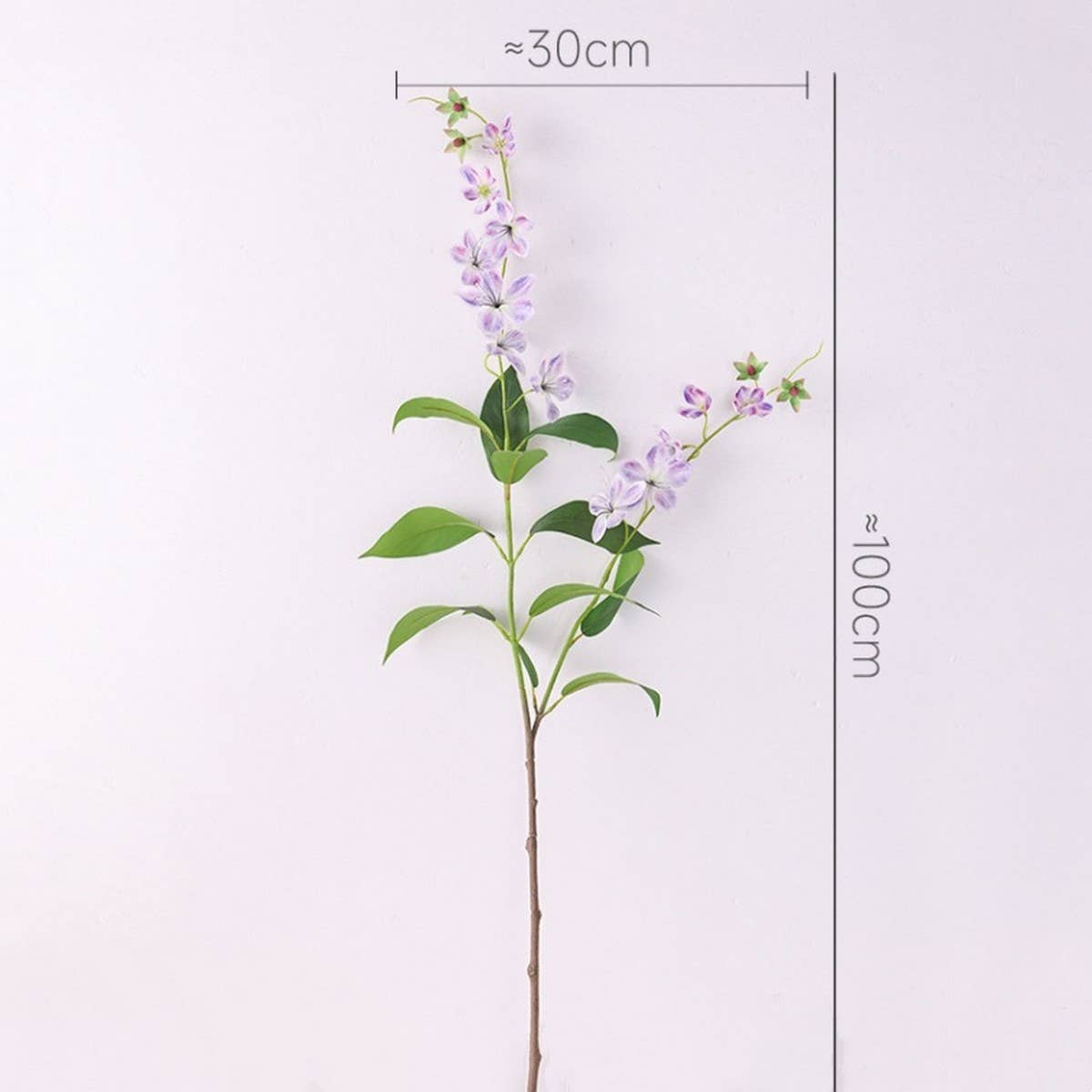 Single Stem Jasmine and Begonia Faux Flower Decor_CWMM6522