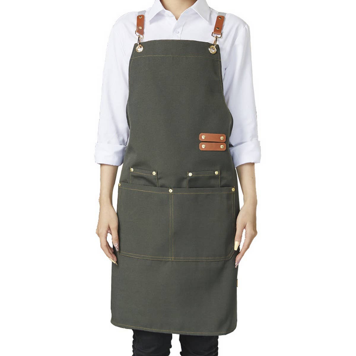 CWMM1833_Canvas Waterproof Work Apron