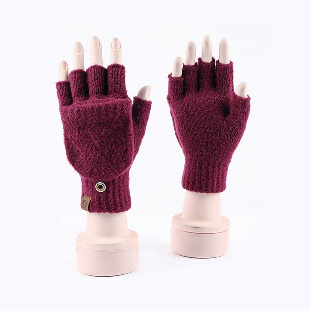 WINTER COLD PROTECTION WARM HALF FINGER GLOVES