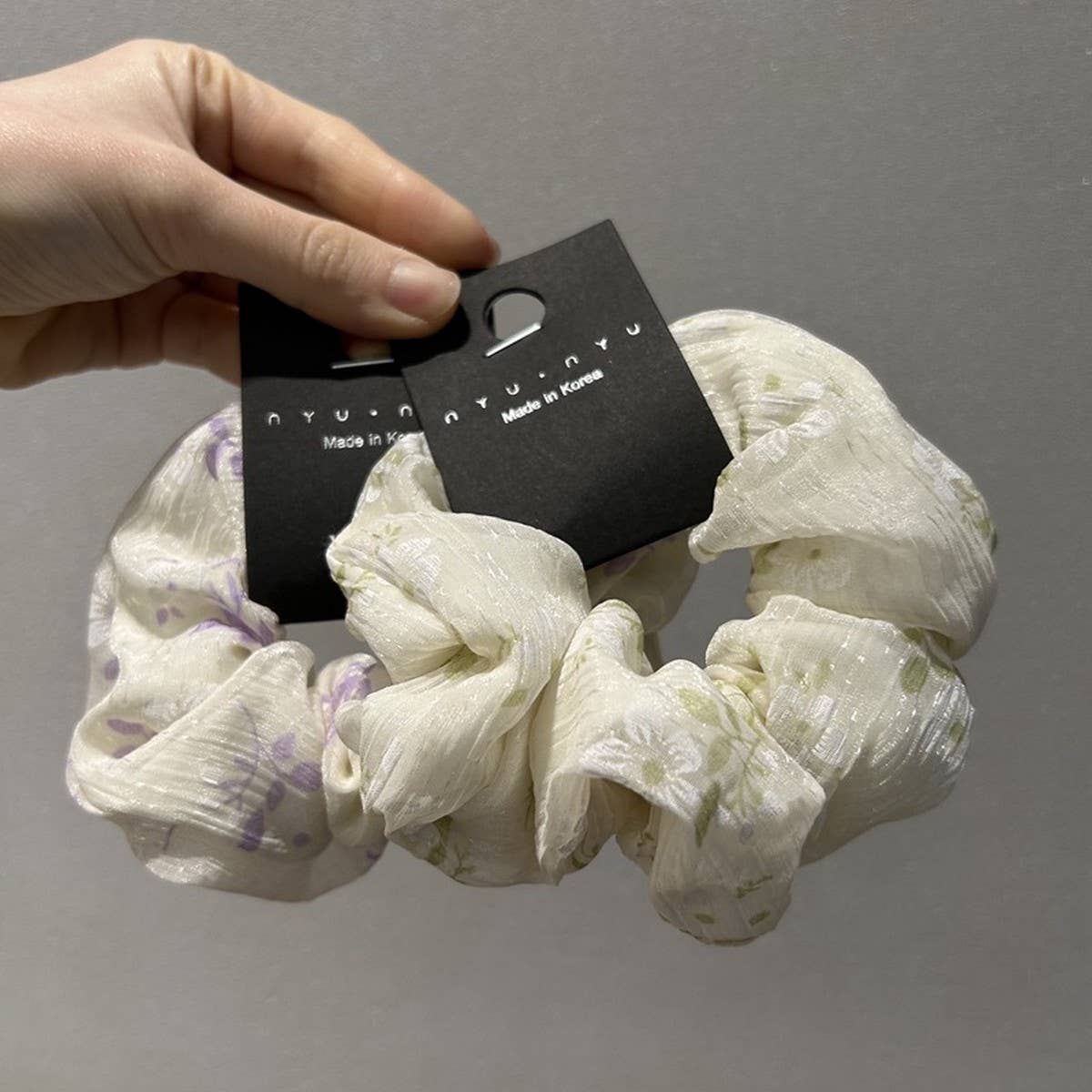 NEW SUMMER FLORAL HAIR SCRUNCHIES_CWAHA1718