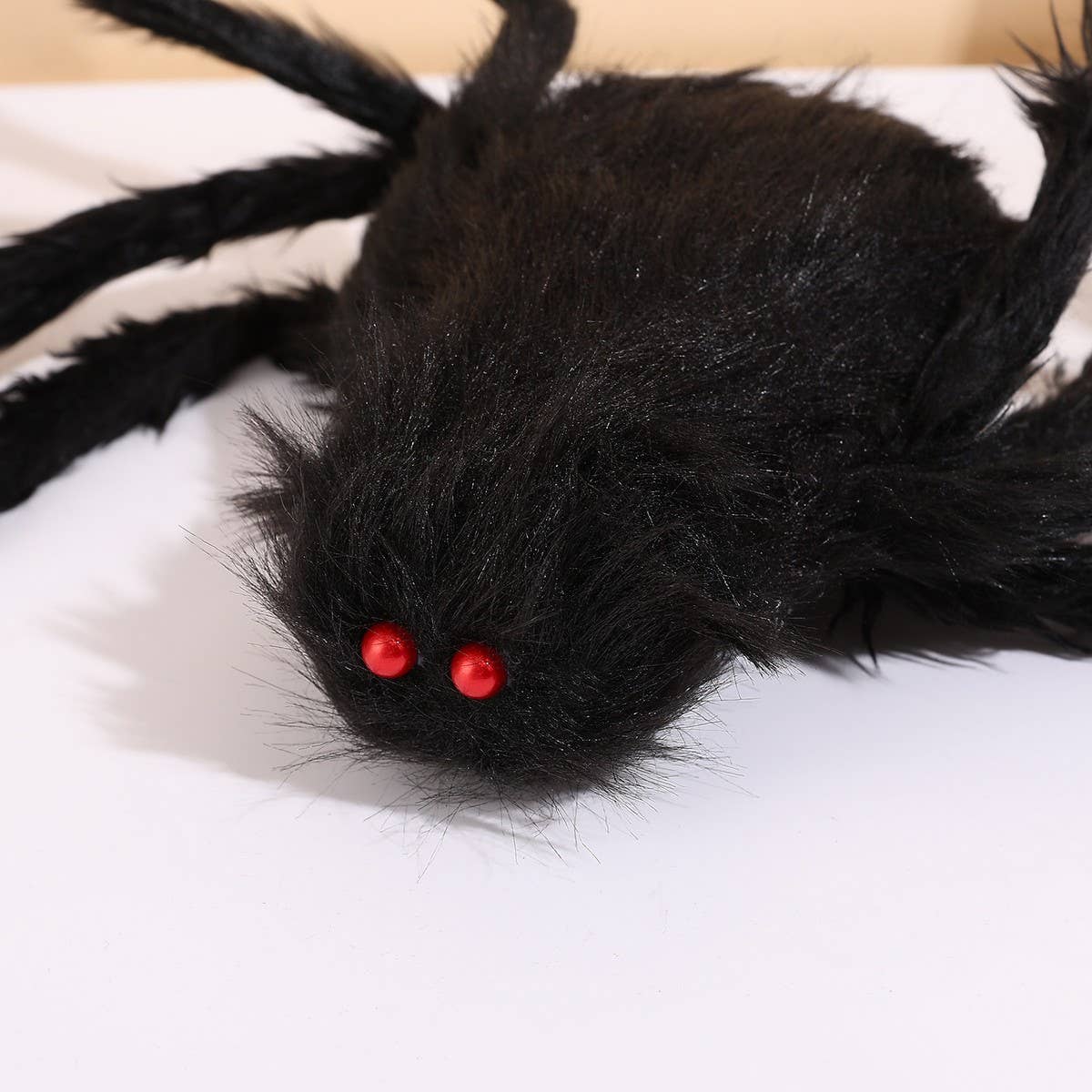 CWMM9542_HALLOWEEN PLUSH FAKE SPIDER SCARY PROPS