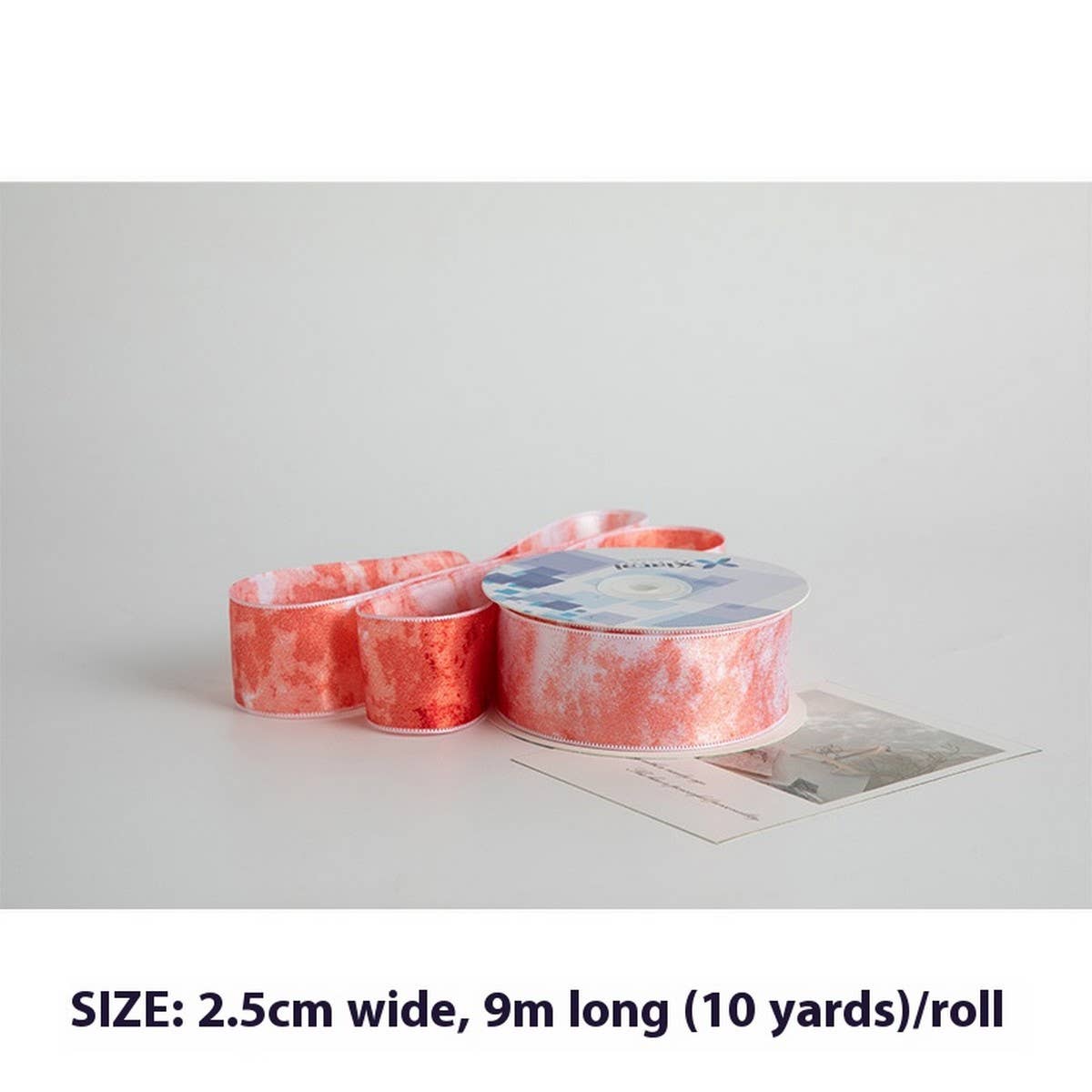 DIY FLORAL SILK GIFT PACKAGING RIBBON