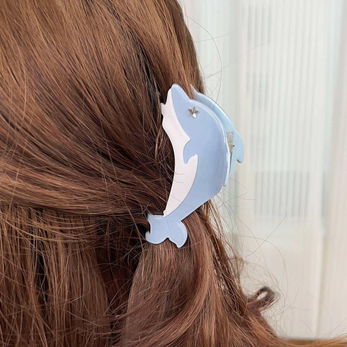 DOPAMINE DIAMOND DOLPHIN GIRLY HAIRPIN_CWAHA1588