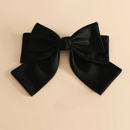 SIMPLE AND HIGH-END BIG BOW HAIRPIN