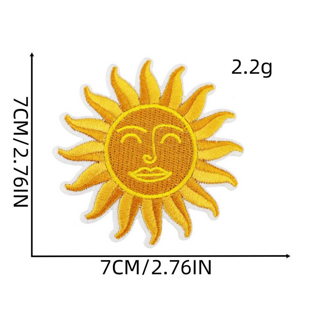 GRAFFITI DECORATED SUITCASE EMBROIDERED PATCH