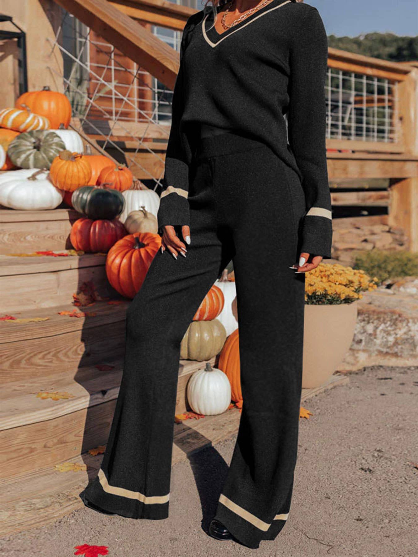 EDGE CONTRAST COLOR SET TWO-PIECE SET