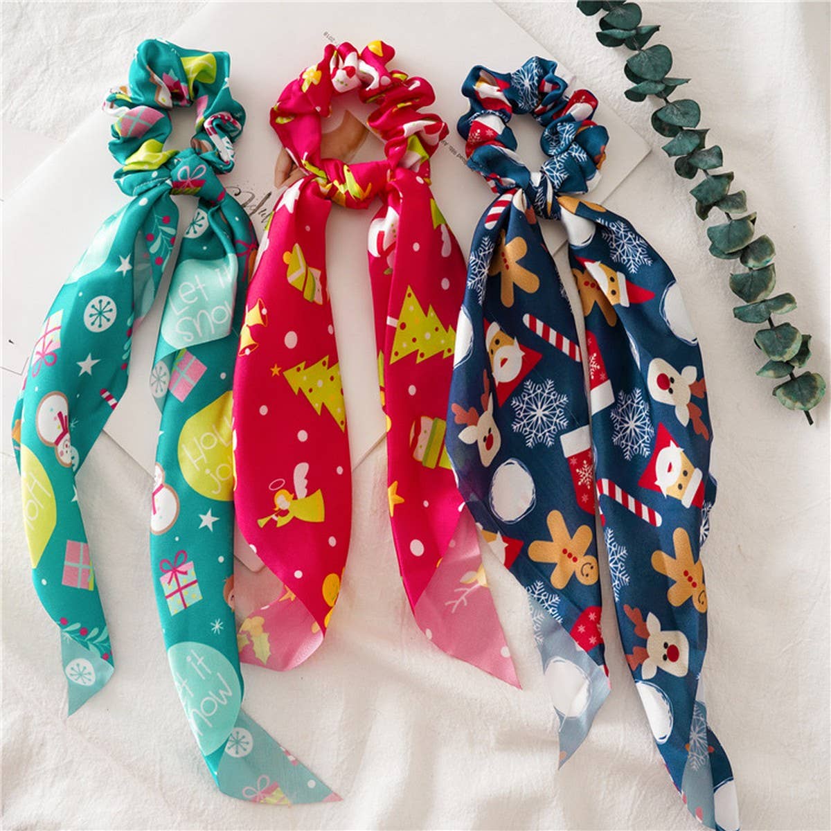 CHRISTMAS ALL-MATCH HAIR SCRUNCHIES