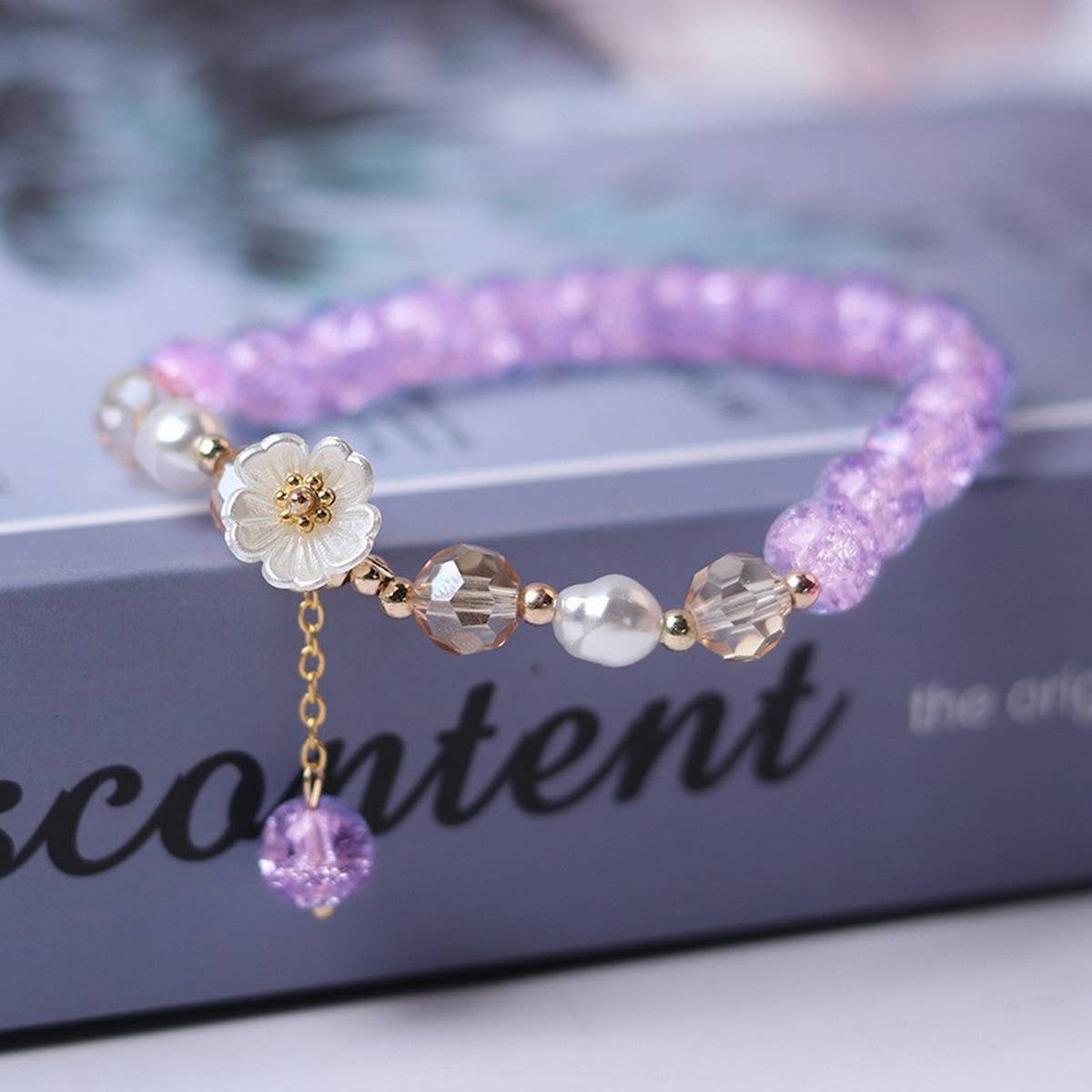 SIMPLE AND EXQUISITE IMITATION CRYSTAL BRACELET
