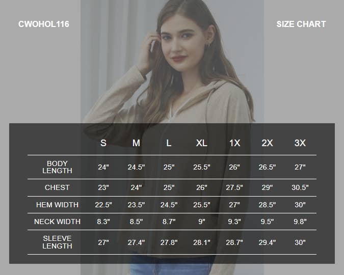 WOMEN FASHION HOODED CARDIGAN_CWOHOL442