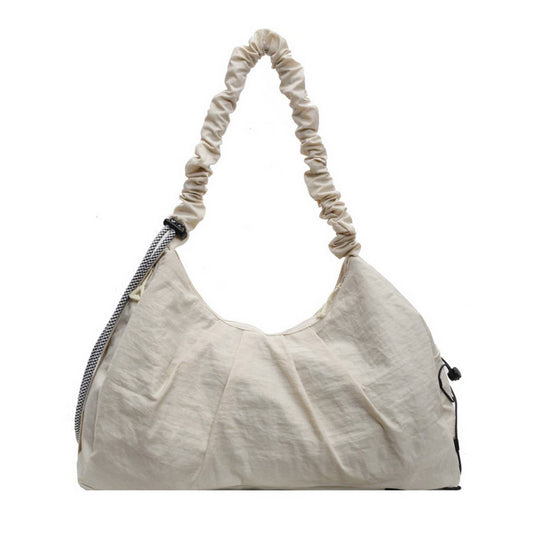 ARTISTIC SIMPLE PLEATED HANDBAG_CWAB3266