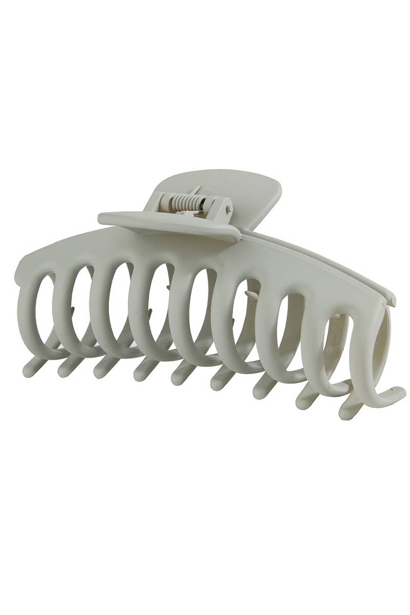 4.3" Matte PS Plastic Hair Claw Clip, Strong Hold_CWAHA0090