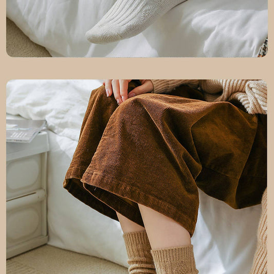 WOMEN'S WOOL SOCKS WARM WOMEN'S MID-CALF SOCKS