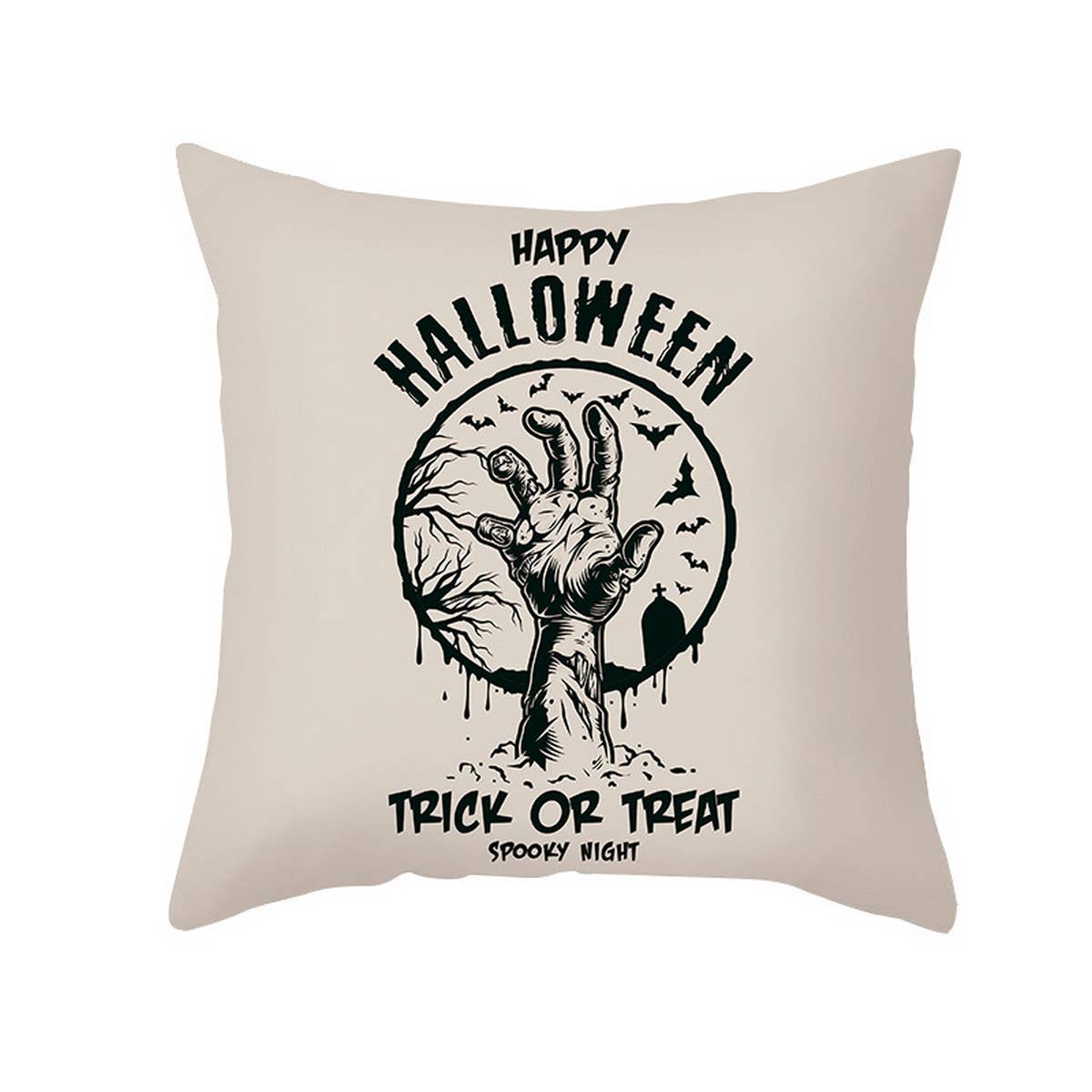 SKULL FUNNY SHORT PLUSH PILLOWCASE_CWMM1355
