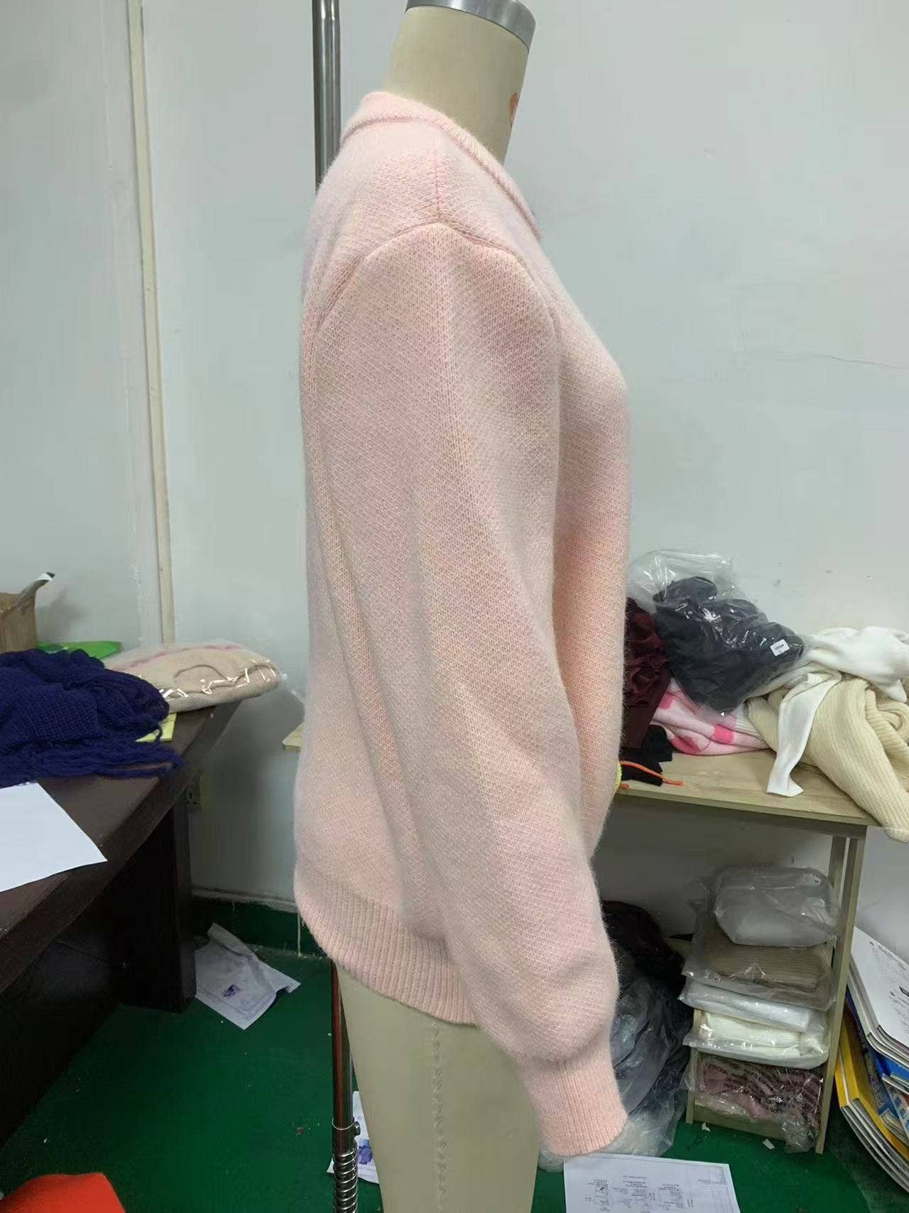 SOLID COLOR SWEET CREW-NECK PULLOVER SWEATER