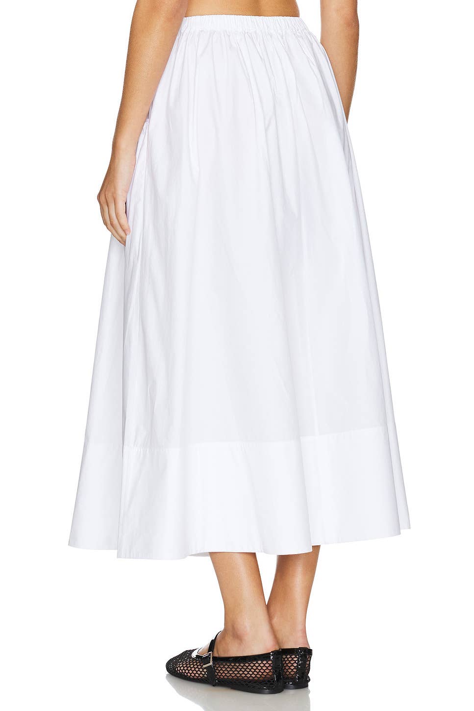 FASHIONABLE COTTON HEMP HIGH WAIST LOOSE SKIRT