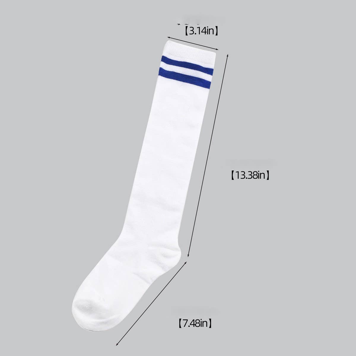 CWMS02670_STRIPED KNEE HIGH SOCKS WOMEN GIRL STYLE