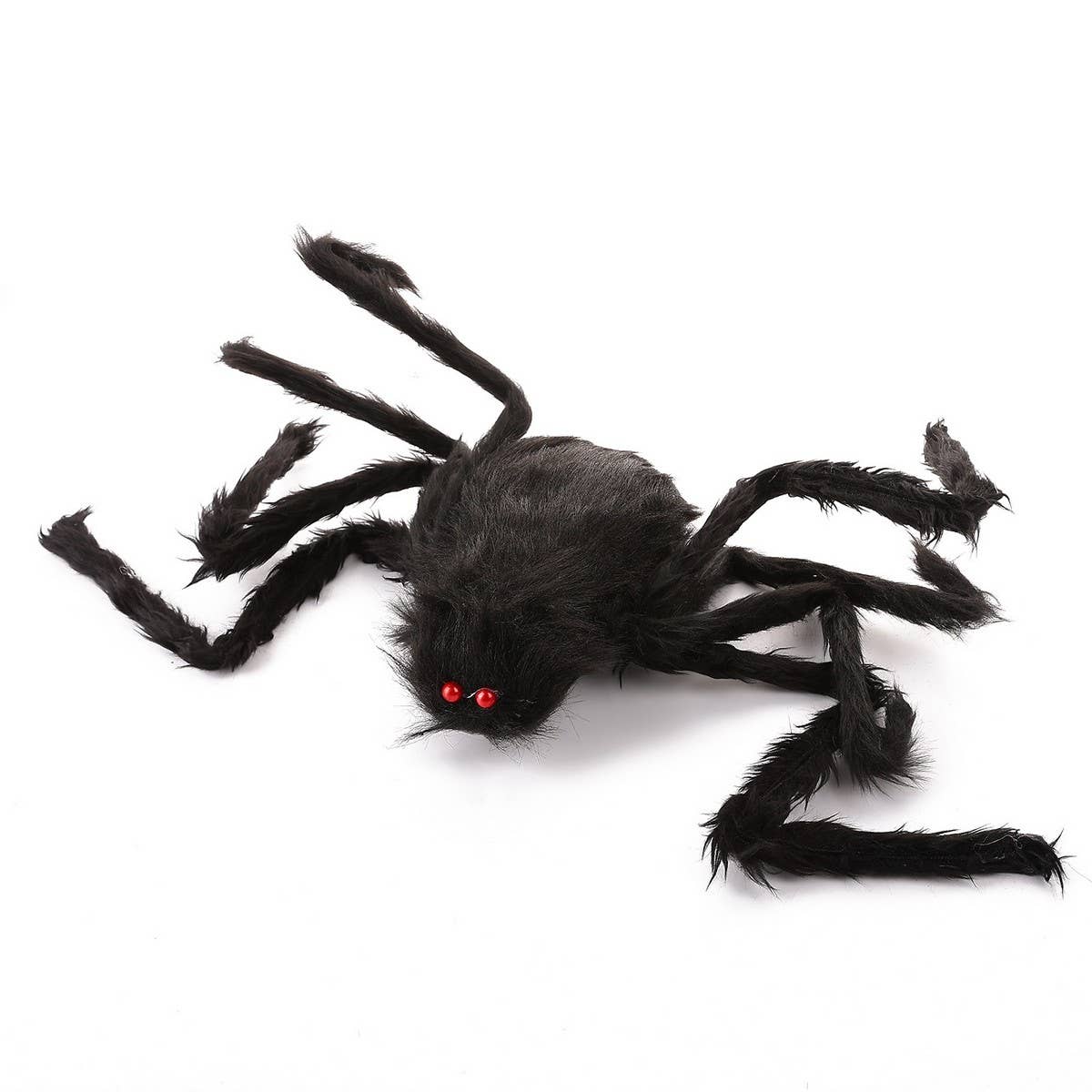 CWMM9542_HALLOWEEN PLUSH FAKE SPIDER SCARY PROPS