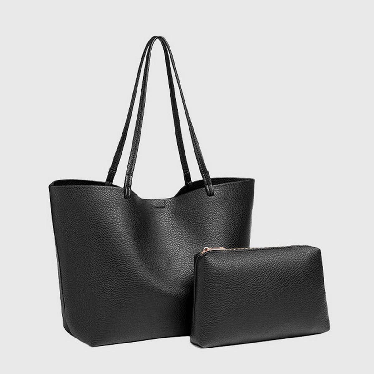 Elegant Soft Leather Solid Color Tote Set Bag£ßCWAB5112