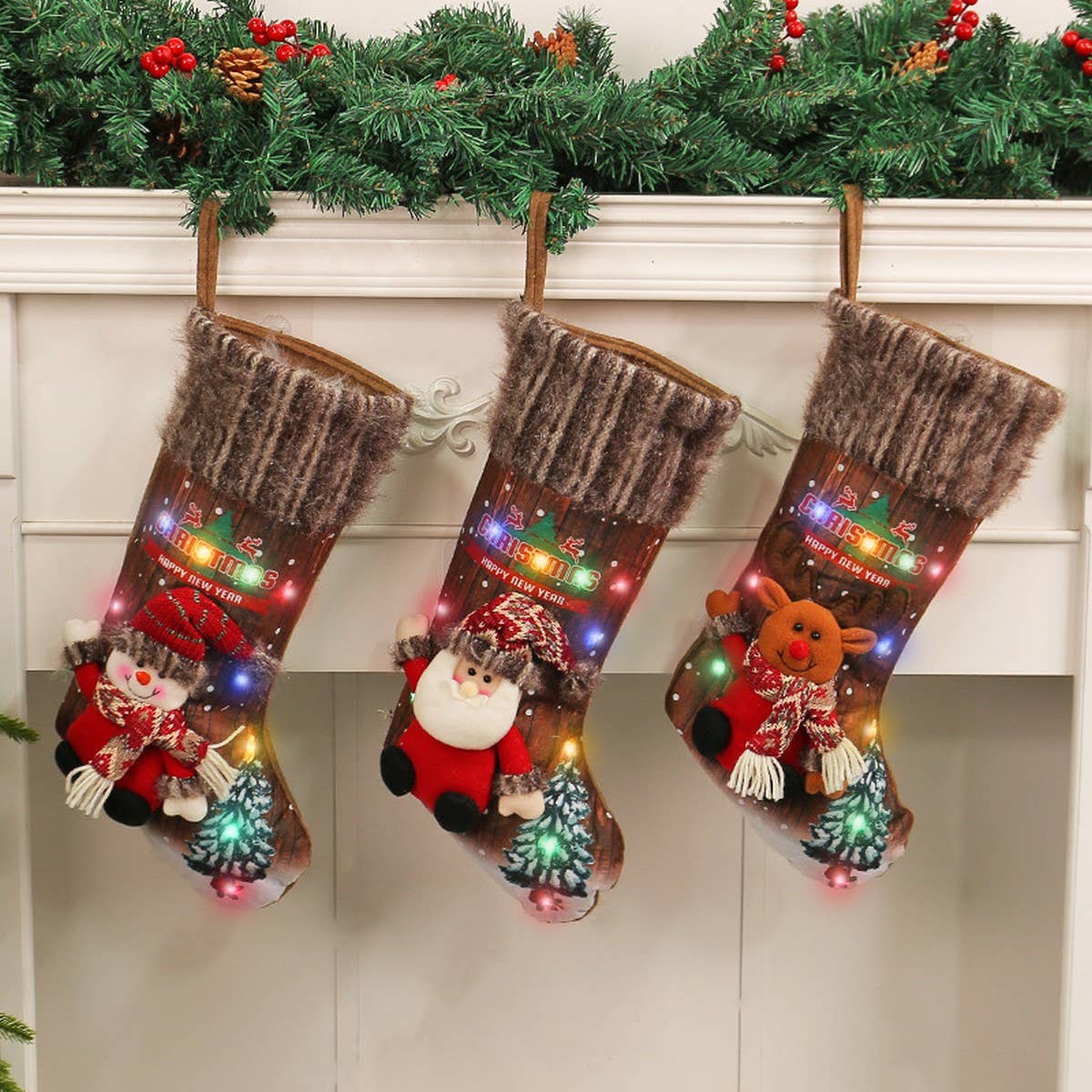 CHRISTMAS SOCKS CHILDREN GIFT BAG CANDY BAG