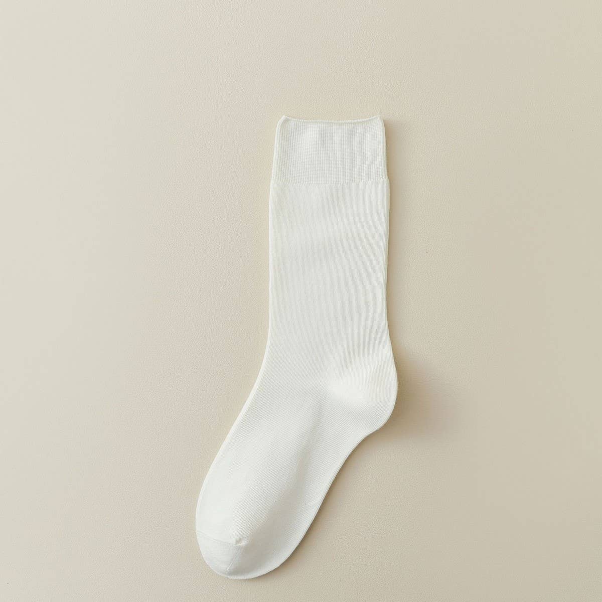 WOMEN LEISURE SOLID COLOR PILE SOCKS