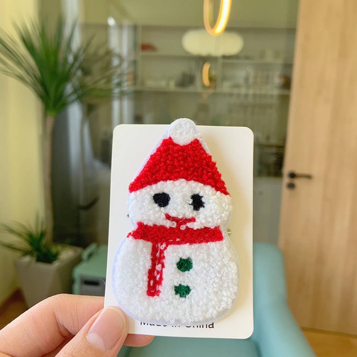 CLOTH PATCH EMBROIDERY LABEL PIN CHRISTMAS SET