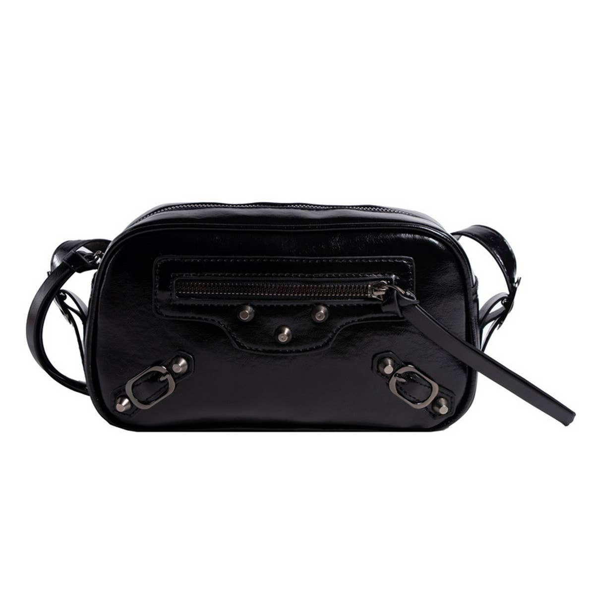 RETRO RIVET SMALL SQUARE SHOULDER BAG_CWAB1590