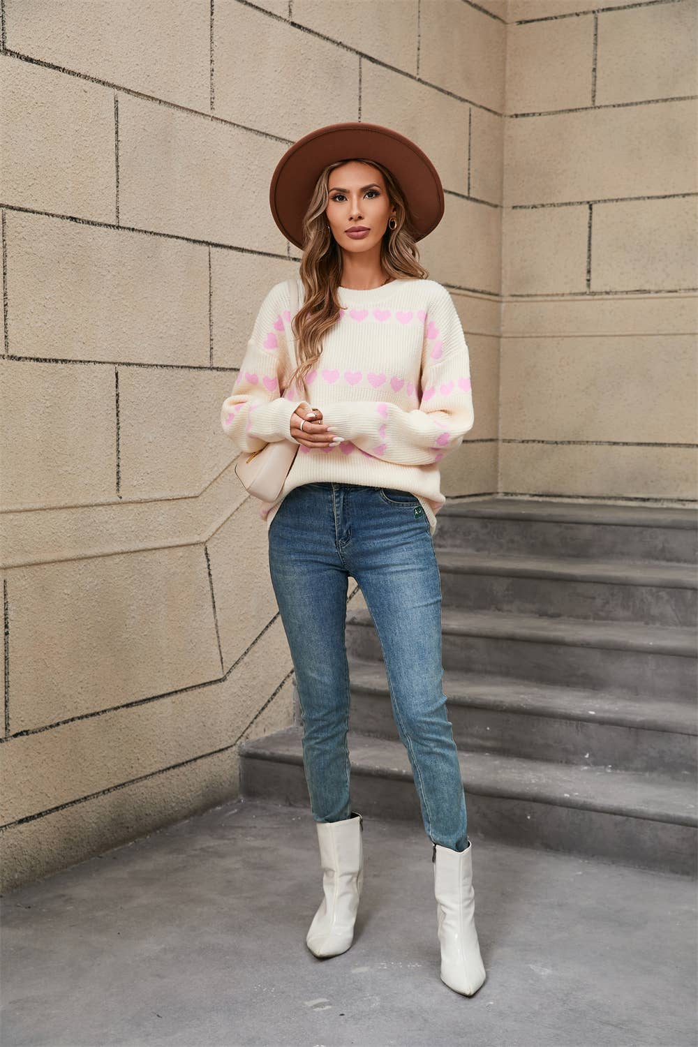 KNITWEAR LOVE FASHION PULLOVER SWEATER