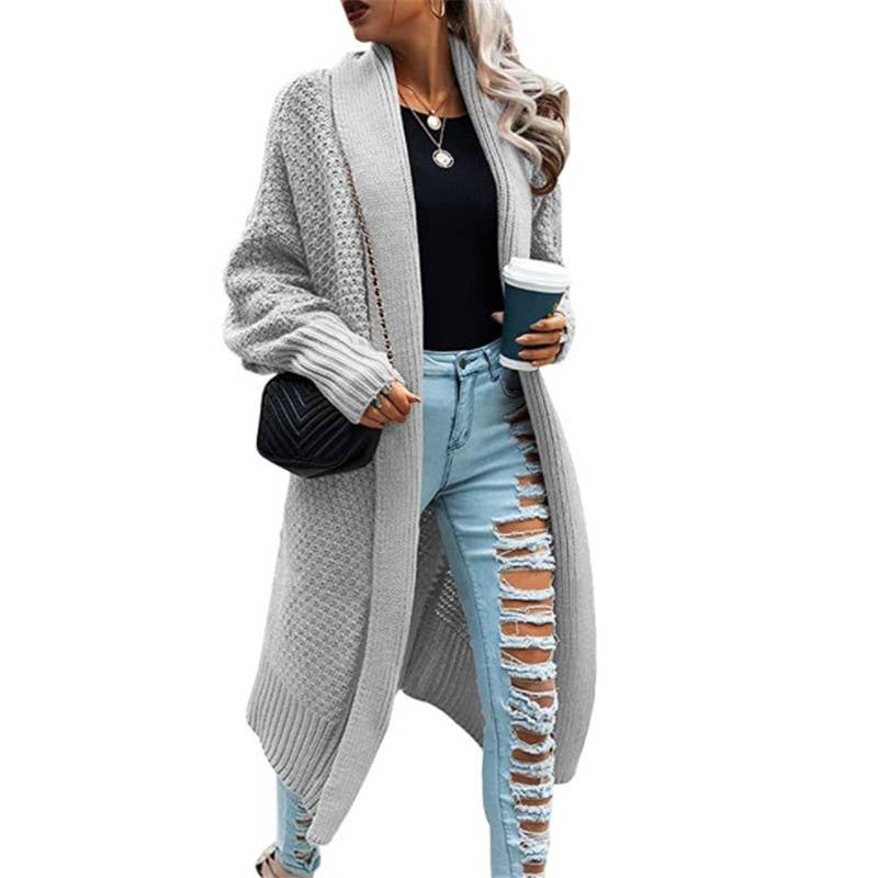 LONG CARDIGAN BATSLEEVE SWEATER COAT