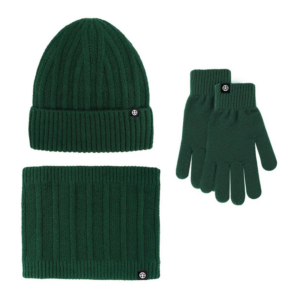 WINTER OUTDOOR WARM THICK FLEECE THREE PIECE SUIT