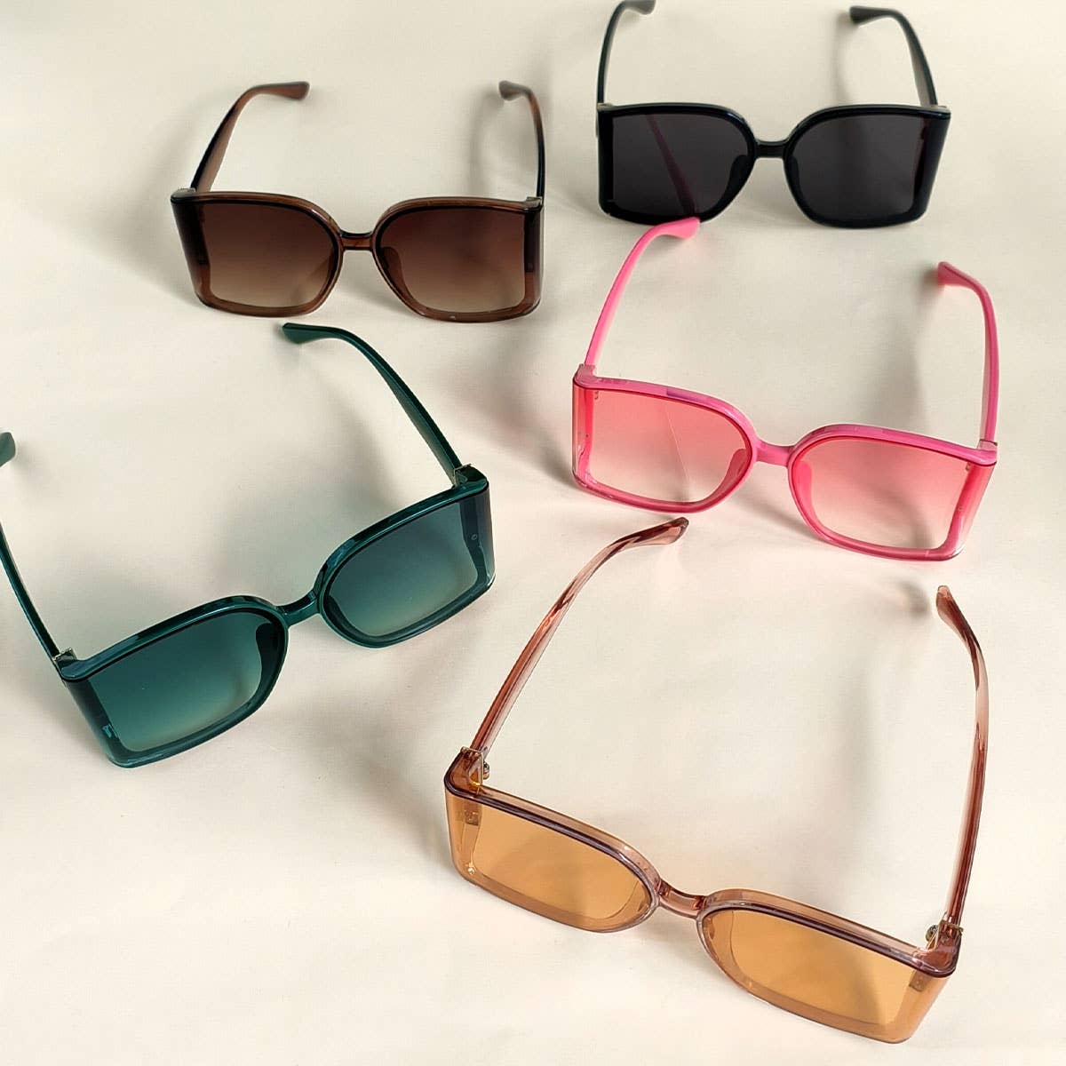 ANTI-UV LARGE FRAME POLYGONAL CURVED SUNGLASSES_CWASG0392