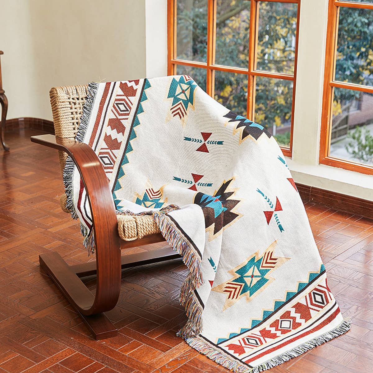 JACQUARD BLANKET SOFA BLANKET COVER BLANKET