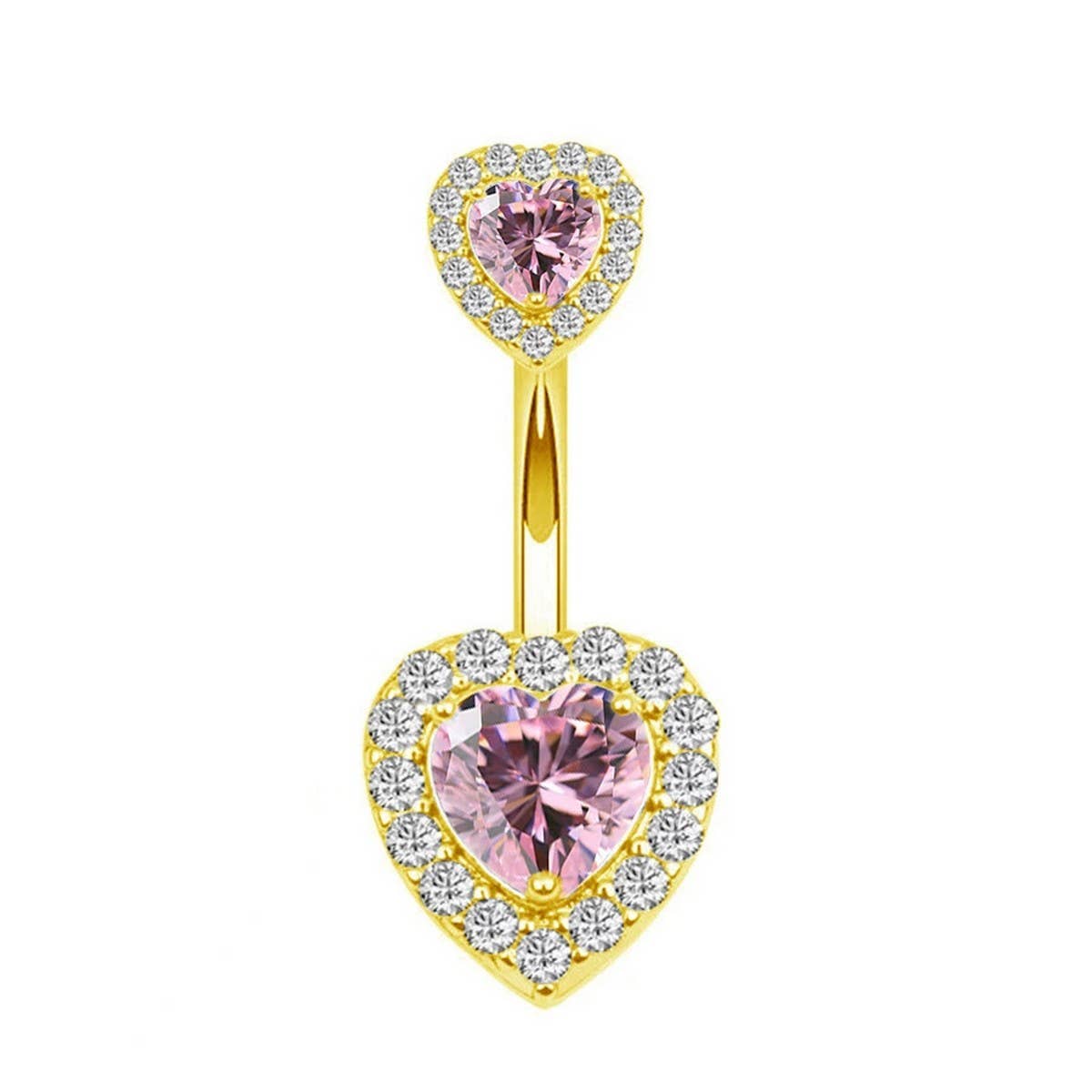 Zircon Belly Piercing Set ??Mixed Charm Styles_CWMM9188