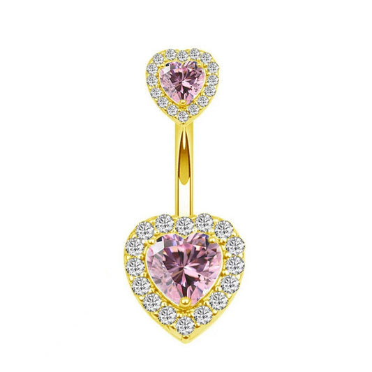 Zircon Belly Piercing Set ??Mixed Charm Styles_CWMM9188