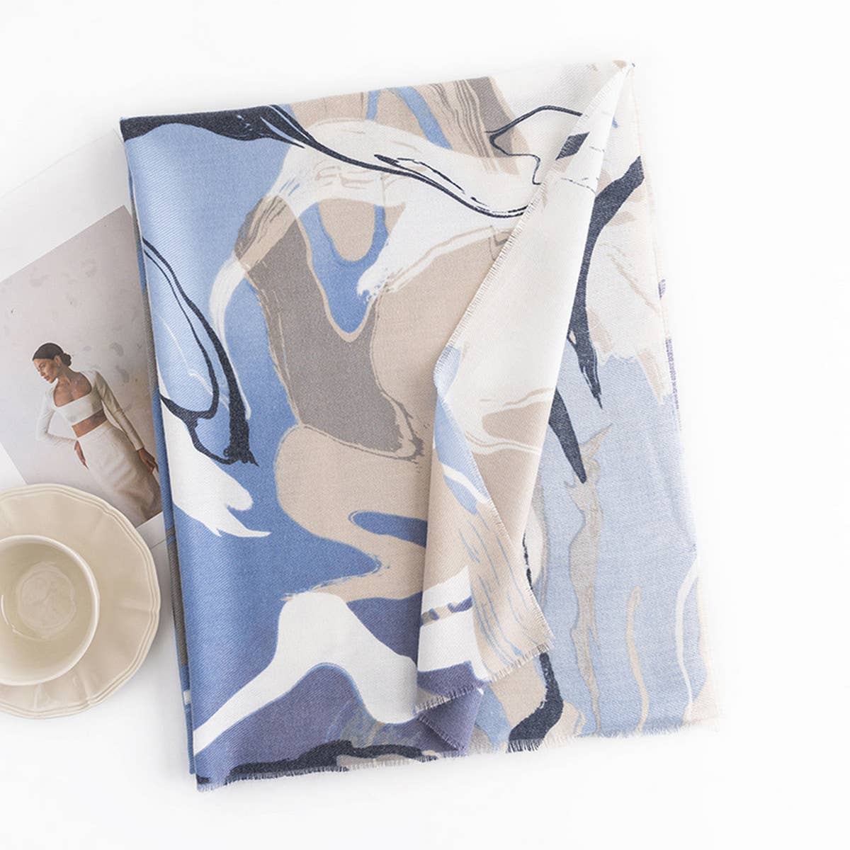 Fresh Colorblock Scarf - Women's Winter Scarves