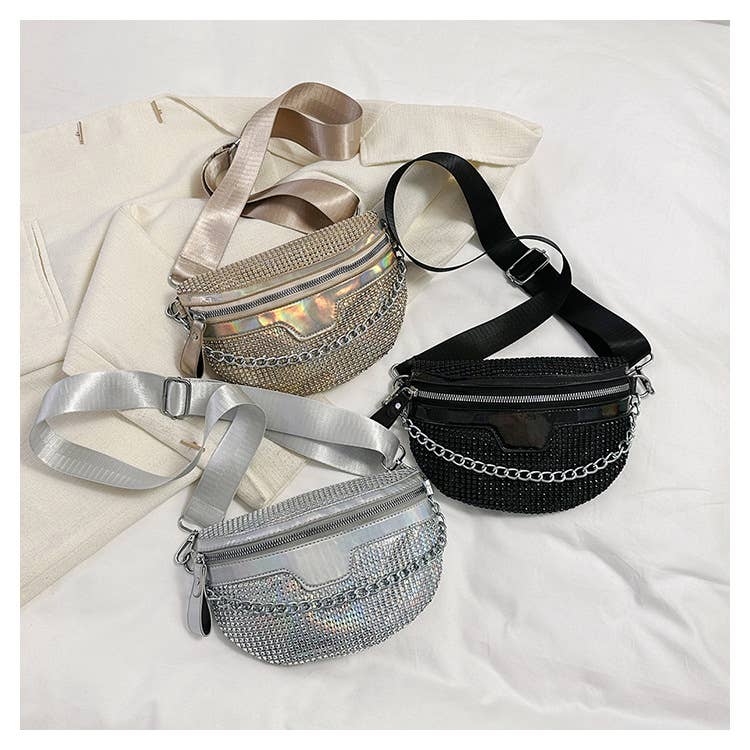 Single-shoulder crossbody casual waist bag