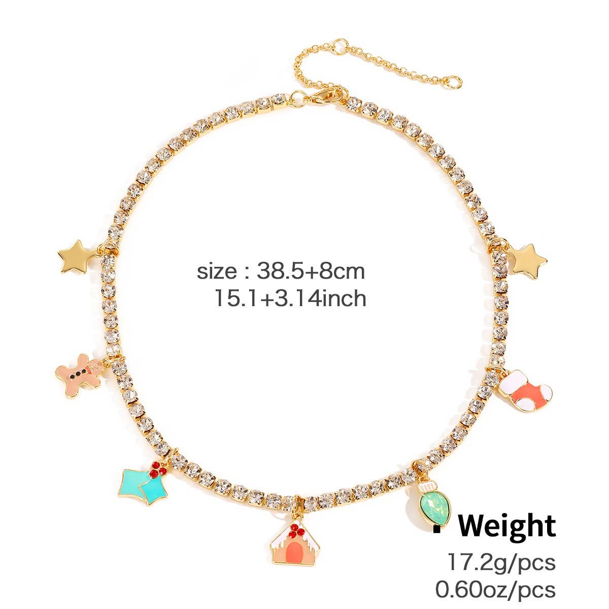 CHRISTMAS COLLECTION NECKLACE AND EARRING SET