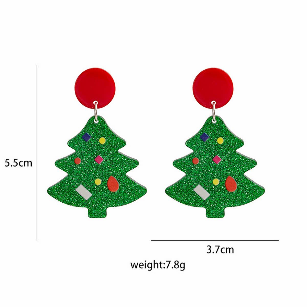 CARTOON STYLE FUNNY CHRISTMAS EARRINGS_CWAJE1829