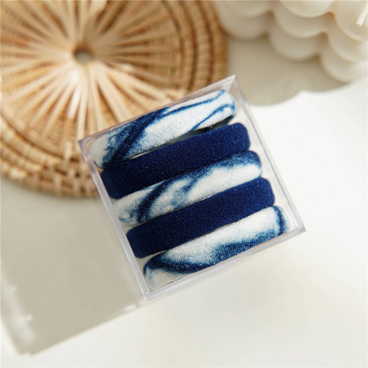 RETRO COLOR TIE-DYE HIGH ELASTIC HAIR TIES_CWAHA1123